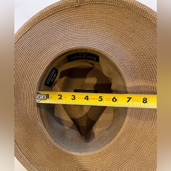 Eric Javits Women's Sun Hat Daphne-Natural/Black One Size Very Good Condition - Picture 12 of 14